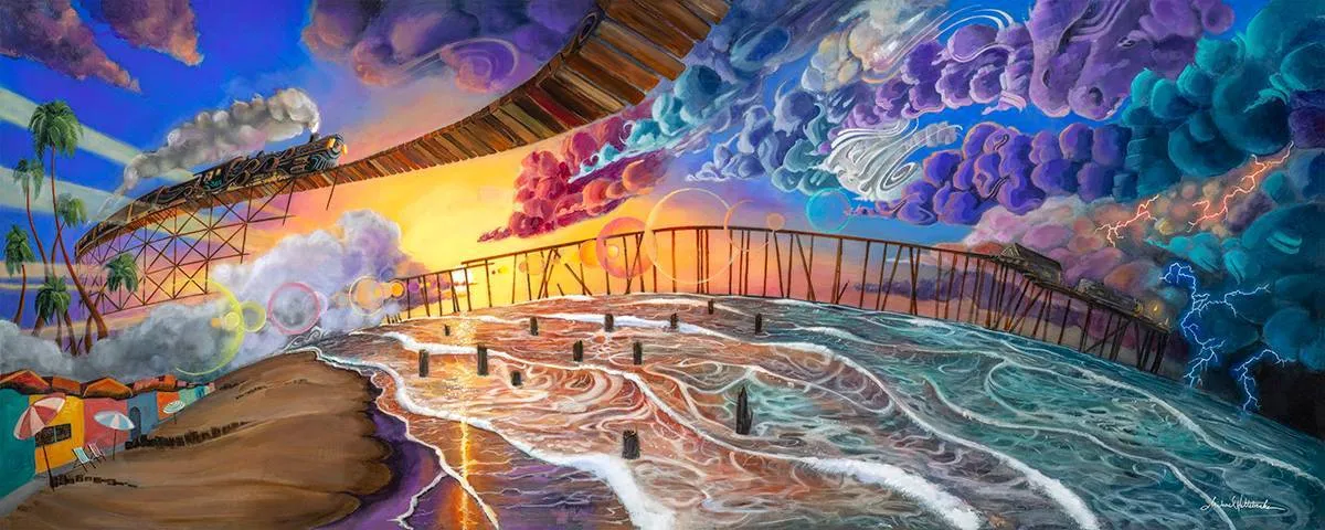 On The Edge of A Dream Print – Canvas Wrap